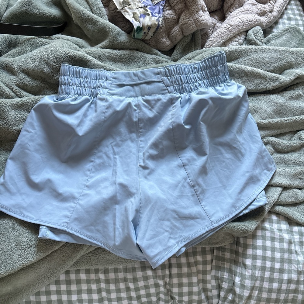 Nike Baby Blue DRI-FIT Athletic Shorts M - Picture 2 of 4